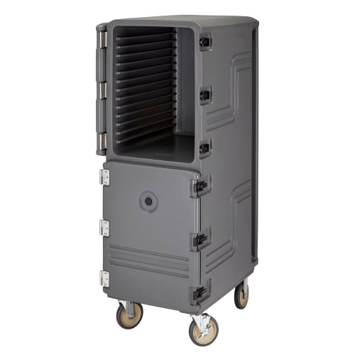 Cambro 1826DBC615 Camcart® Insulated Food Carrier w/ (26) Pan Capacity, Charcoal Gray