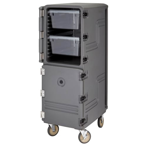 Cambro 1826DBC615 Camcart® Insulated Food Carrier w/ (26) Pan Capacity, Charcoal Gray