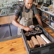 Cambro EPP140SW110 GoBox® Insulated Food Carrier - 28 1/2 qt w/ (1) Pan Capacity, Black