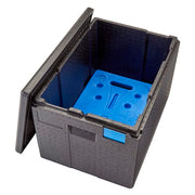 Cambro EPP180XLTSW110 GoBox™ Insulated Food Carrier - 68 1/5 qt w/ (1) Pan Capacity, Black