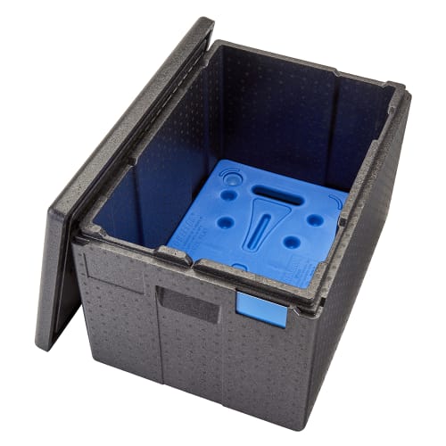 Cambro EPP180XLTSW110 GoBox™ Insulated Food Carrier - 68 1/5 qt w/ (1) Pan Capacity, Black