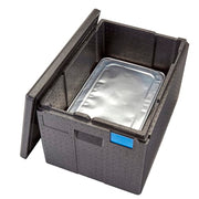 Cambro EPP180XLTSW110 GoBox™ Insulated Food Carrier - 68 1/5 qt w/ (1) Pan Capacity, Black