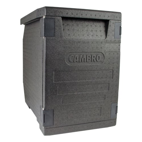 Cambro EPP400 GoBox™ Insulated Food Carrier - 90 9/10 qt w/ (4) Pan Capacity, Black