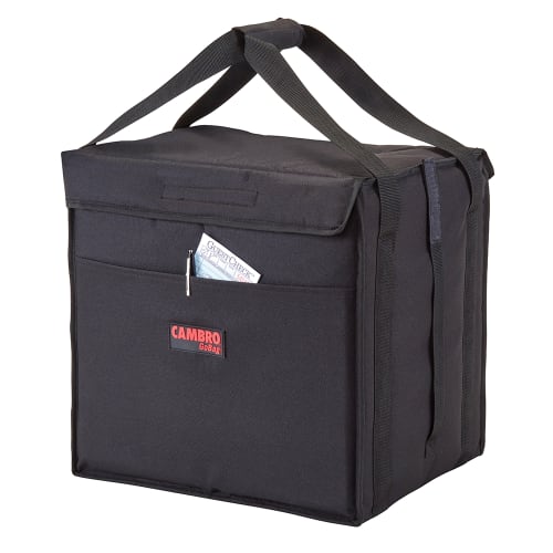 Cambro GBD121515110 GoBag™ Food Delivery Bag - 12" x 15" x 15", Nylon, Black
