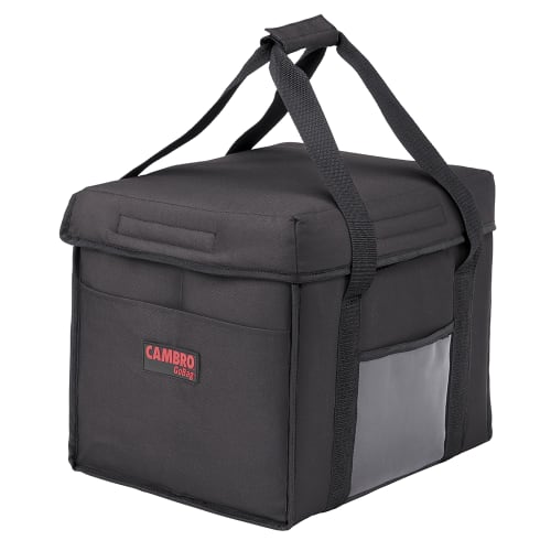 Cambro GBD151212110 GoBag® Sandwich Delivery Bag - 15" x 12" x 12", Nylon, Black
