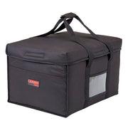 Cambro GBD181412110 GoBag® Jumbo Food Delivery Bag - 18" x 14" x 12", Nylon, Black