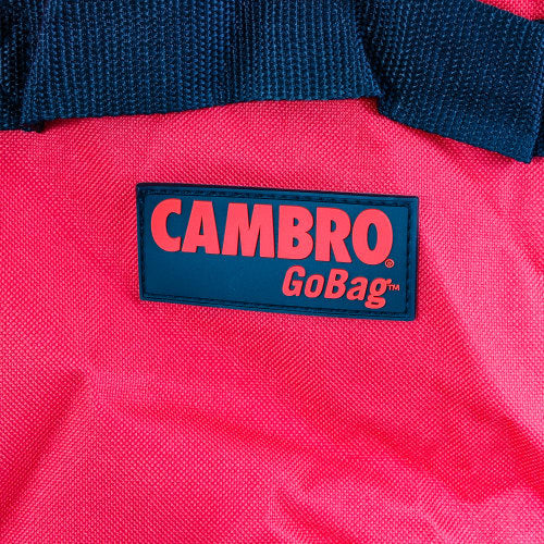 Cambro GBD211517521 GoBag® Stadium Food Delivery Bag - 21" x 15" x 17", Nylon, Cambro Red