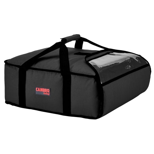 Cambro GBP216110 GoBag™ Pizza Delivery Bag - 16 1/2" x 18" x 6 1/2", Nylon, Black