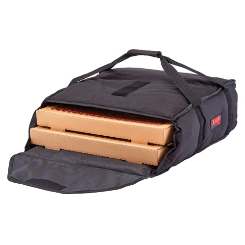 Cambro GBP216110 GoBag™ Pizza Delivery Bag - 16 1/2" x 18" x 6 1/2", Nylon, Black