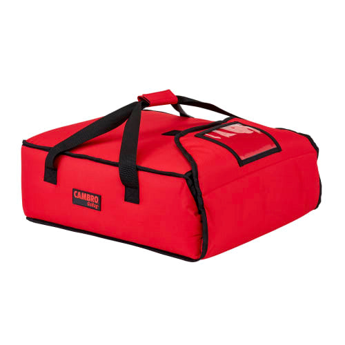Cambro GBP216521 GoBag™ Pizza Delivery Bag - 16 1/2" x 18" x 6 1/2", Nylon, Red