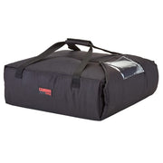 Cambro GBP220110 GoBag® Pizza Delivery Bag - 20 3/4" x 21 3/4" x 6 1/2", Nylon, Black