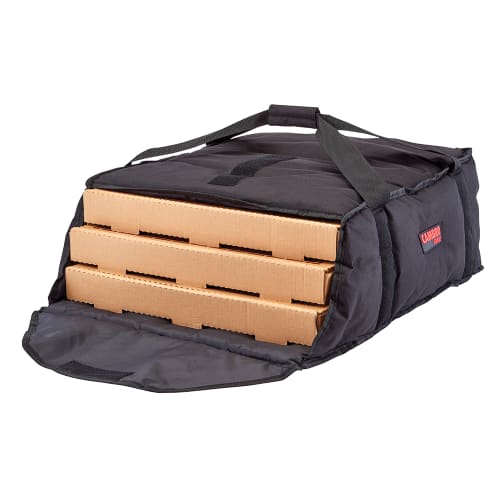 Cambro GBP318110 GoBag™ Pizza Delivery Bag - 17 1/2" x 20" x 7 1/2", Nylon, Black