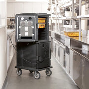Cambro UPCH800110 Ultra Camcart®  Insulated Food Carrier w/ (12) Pan Capacity, Black, 110v