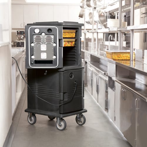 Cambro UPCH800110 Ultra Camcart®  Insulated Food Carrier w/ (12) Pan Capacity, Black, 110v