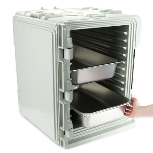 Cambro UPCS400480 Camcarrier® Ultra Pan Carriers® Insulated Food Carrier - 60 qt w/ (6) Pan Capacity, Gray