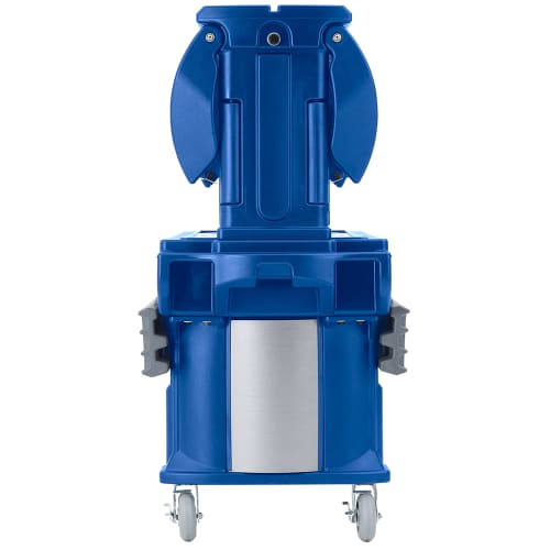 Cambro VBR6186 65 1/8" Versa Food Bar™ Cold Food Bar - (5) Pan Capacity, Floor Model, Navy Blue