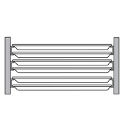 Winholt ALC-1840 21"W 40 Sheet Pan Rack w/ 1-1/2" Bottom Load Slides