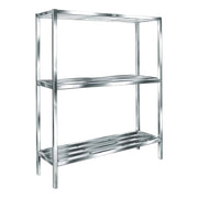 Winholt ALSCS-60-320 60" x 20" Shelving Kit for Walk-In Coolers/Backroom - (3) Levels, Aluminum