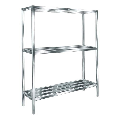 Winholt ALSCS-60-320 60" x 20" Shelving Kit for Walk-In Coolers/Backroom - (3) Levels, Aluminum