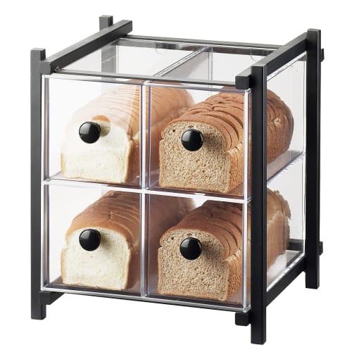 Cal-Mil 1146-13 Bread Case - Black