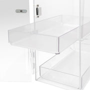 Cal-Mil 1204 Bread Box w/ 3 Bins & Frosted Top, 7 x 12 x 20" High