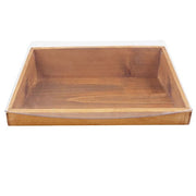 Cal-Mil 1332-12-99 Pastry Display Bin w/ Hinged Lid - 20" x 11", Wood