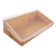 Cal-Mil 1332-12-99 Pastry Display Bin w/ Hinged Lid - 20" x 11", Wood