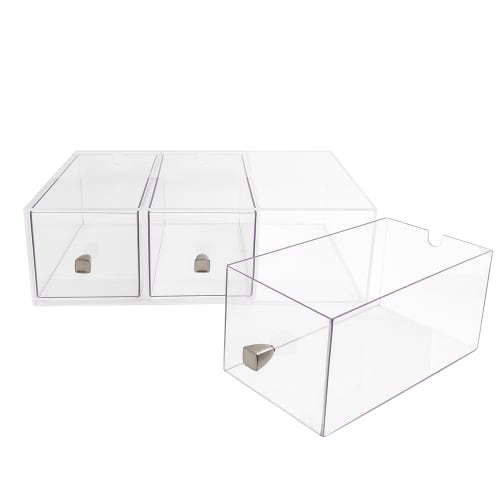 Cal-Mil 1479 Display Bin w/ 3 Drawers For 1471 Merchandiser