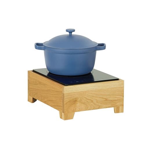 Cal-Mil 23181-21 Sydney Countertop Induction Range w/ (1) Burner - Oak, 120v