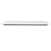 Cal-Mil 3731-86 Serving Tile - 12" x 6", Melamine, White/Gray