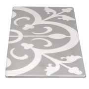 Cal-Mil 3731-86 Serving Tile - 12" x 6", Melamine, White/Gray