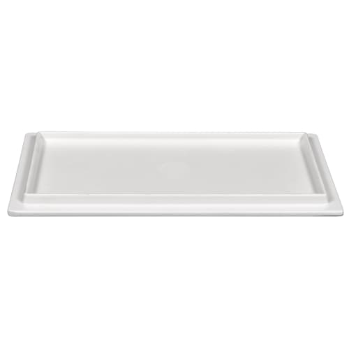 Cal-Mil 3731-86 Serving Tile - 12" x 6", Melamine, White/Gray