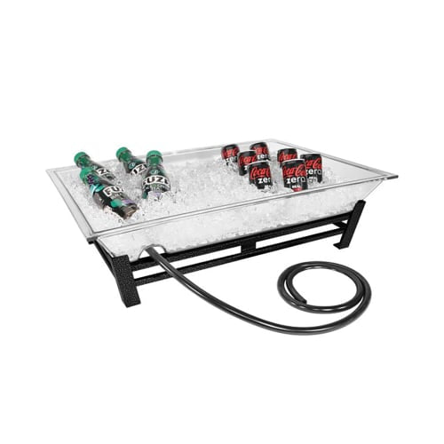 Cal-Mil IP102-39 28 1/2" Cold Food Bar - Table Top, Silver