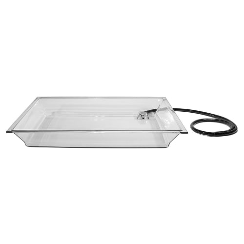 Cal-Mil IP152 28" Ice Display Pan - Table Top, Clear
