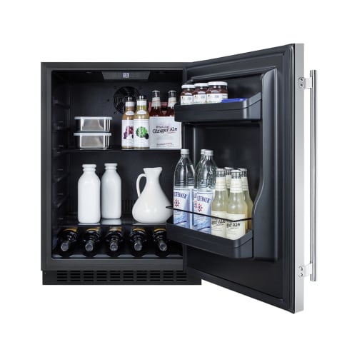 Summit AL54 24" W Undercounter Refrigerator w/ (1) Section & (1) Door, 115v