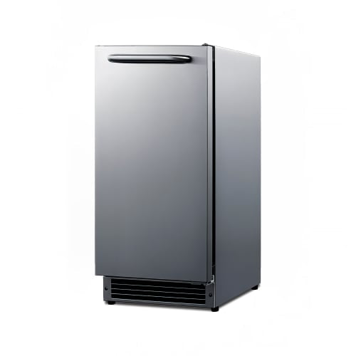 Summit BIM26H32 15"W Crescent Cube Undercounter Ice Machine - 25 lbs/day, Air Cooled, No Drain Needed, 115v