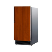 Summit BIM26H32IF 15"W Crescent Cube Undercounter Ice Machine - 25 lbs/day, Air Cooled, No Drain Needed, 115v