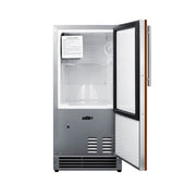 Summit BIM26H32IF 15"W Crescent Cube Undercounter Ice Machine - 25 lbs/day, Air Cooled, No Drain Needed, 115v