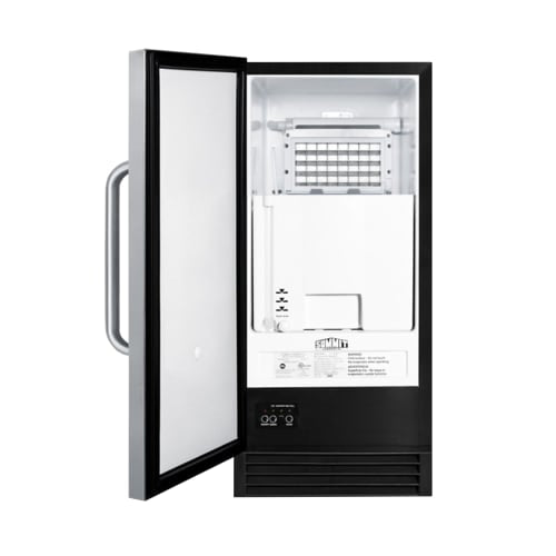 Summit BIM44GADA 14 1/2"W Full Cube Undercounter Ice Machine - 50 lbs/day, Air Cooled, ADA, Pump Drain, 115v