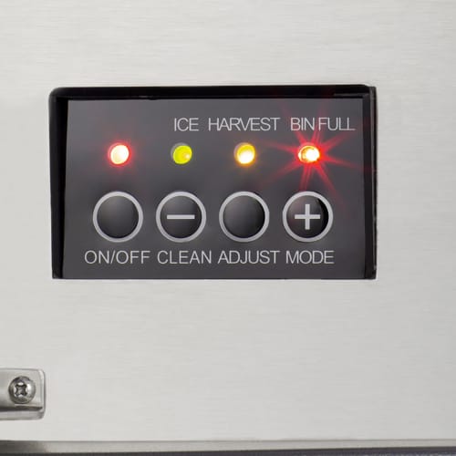 Summit BIM47OS 14 1/2"W Full Cube Undercounter Ice Machine - 50 lbs/day, Air Cooled, Pump Drain, 115v