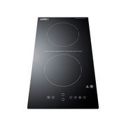 Summit CRH2BT30115 Countertop Induction Cooktop w/ (2) Burners - 115-120v/1ph