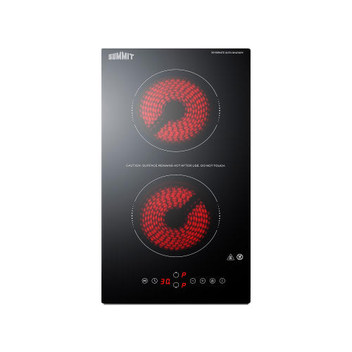 Summit CRH2BT30115 Countertop Induction Cooktop w/ (2) Burners - 115-120v/1ph