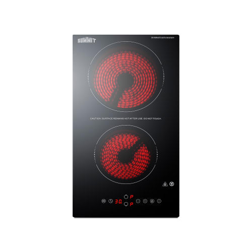 Summit CRH2BT30230 Countertop Induction Cooktop w/ (2) Burners - 230v/1ph