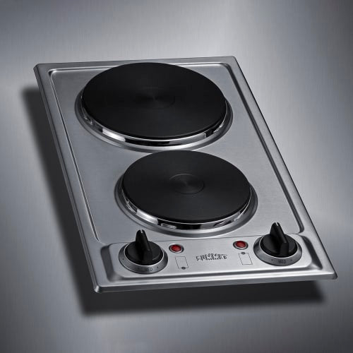 Summit CSD2B115 Countertop Induction Cooktop w/ (2) Burner, 115v/1ph