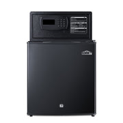 Summit MBSAFEB 1.6 cu ft Minibar Refrigerator & Safe w/ Solid Door - Black, 115v