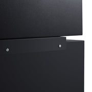 Summit MBSAFEB 1.6 cu ft Minibar Refrigerator & Safe w/ Solid Door - Black, 115v