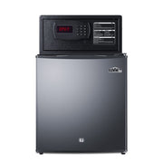 Summit MBSAFESS 1.6 cu ft Minibar Refrigerator & Safe w/ Solid Door - Black, 115v