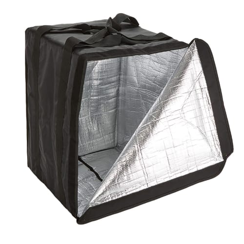 American Metalcraft BLBAG26 Pizza Delivery Bag - 19" x 19" x 27", Nylon, Black