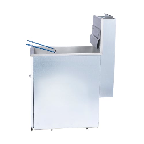 Pitco 40D Gas Fryer - (1) 45 lb Vat, Floor Model, Natural Gas