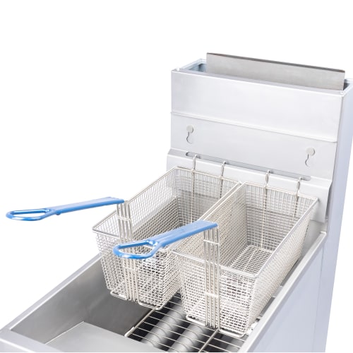 Pitco 40D Gas Fryer - (1) 45 lb Vat, Floor Model, Natural Gas